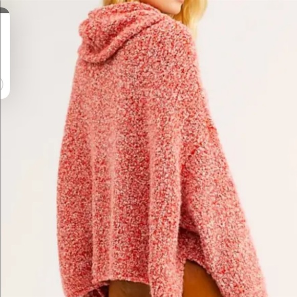 NWT! Free People cowl neck Sweater fuzzy size S ❤️ - Picture 3 of 3